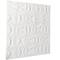 CosmoLiving by Cosmopolitan White Wood Intricately Carved Geometric Wall Decor 40" x 2" x 40"